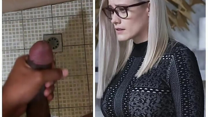 Blondinka Bomba Olivia Taylor-Dudley V Dražečem Cfnm Srečanju