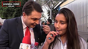 El Peculiar Encuentro Oral De Andrea Dipre Con Una Jovencita Mexicana En La Ciudad