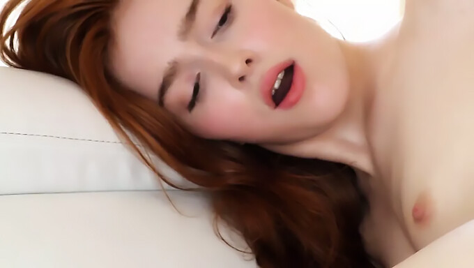 Jia Lissa'S Fiery Red Hair Enhances Her Orgasmic Experience