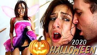 L'Avventura Di Halloween Di Sara Luvv: Intenso Face Fuck E Sesso Ruvido Con James Deen